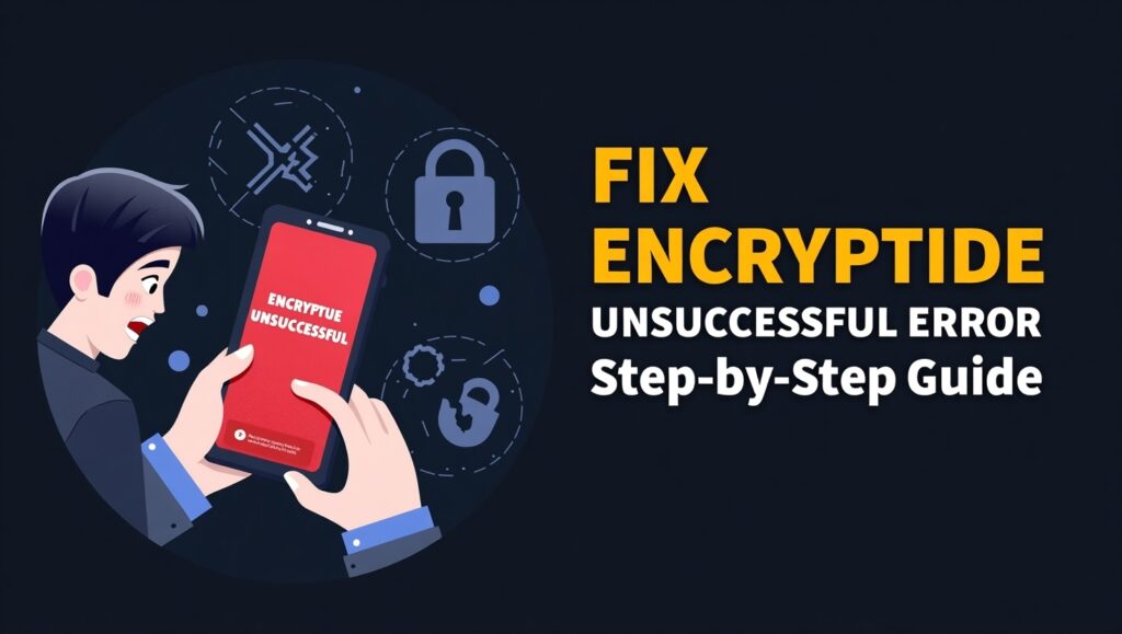  fix encryption unsuccessful error
