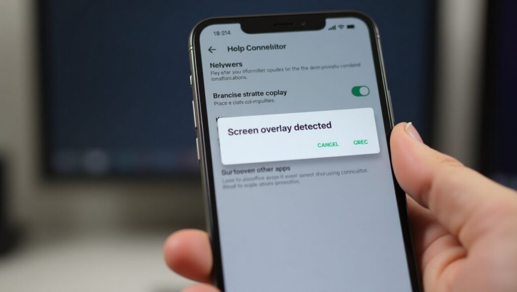 Fix Screen Overlay Detected Error in Android