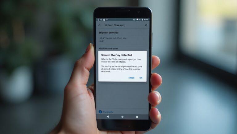 Fix Screen Overlay Detected Error in Android